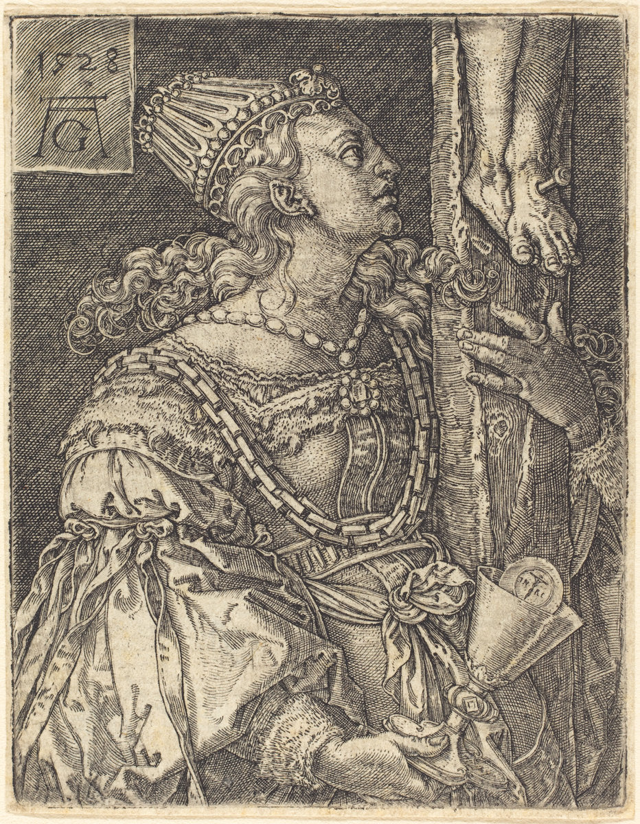 Faith by Heinrich Aldegrever (German, 1502 - 1555/1561), 16X12"(A3)Poster Print