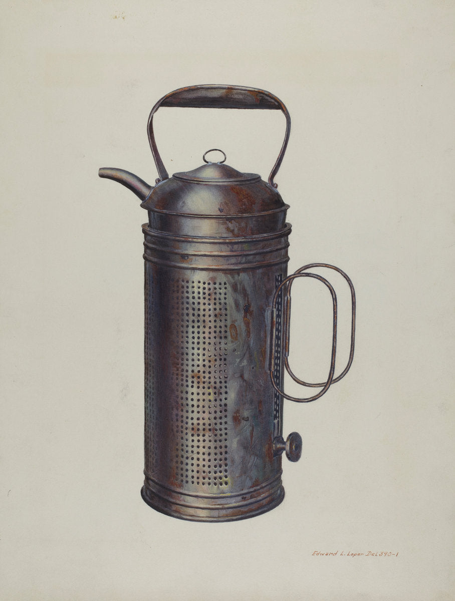 Milk Warmer by Edward L. Loper (American, born 1916), 16X12"(A3)Poster Print
