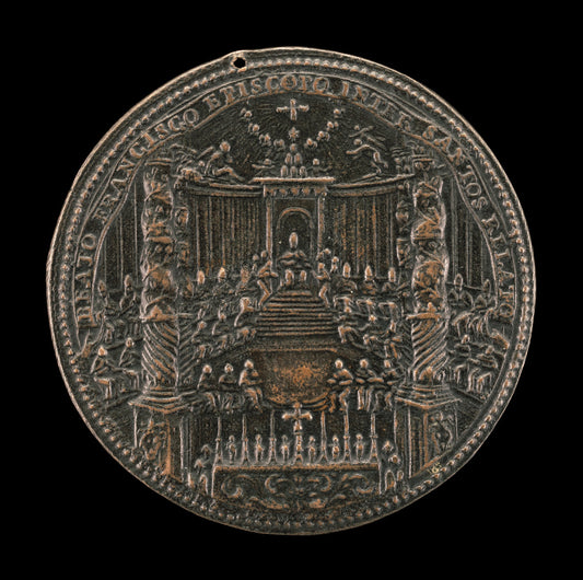 Canonization of Saint Francis of Sales in Saint Peter's [reverse] by Gasparo Morone Mola (Milanese (?), active 1627 - 1669), 16X12"(A3)Poster Print