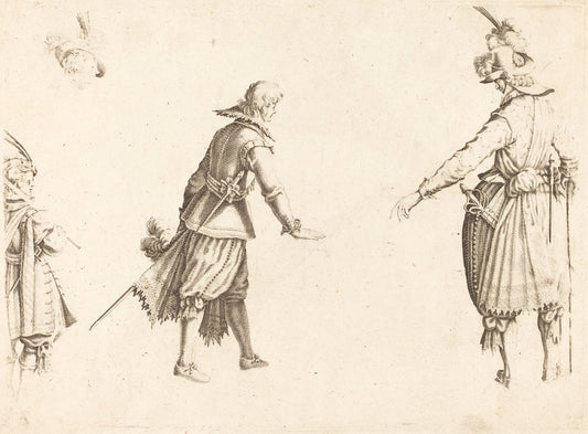 The Enrollment of the Troops by Jacques Callot (French, 1592 - 1635), 16X12"(A3)Poster Print