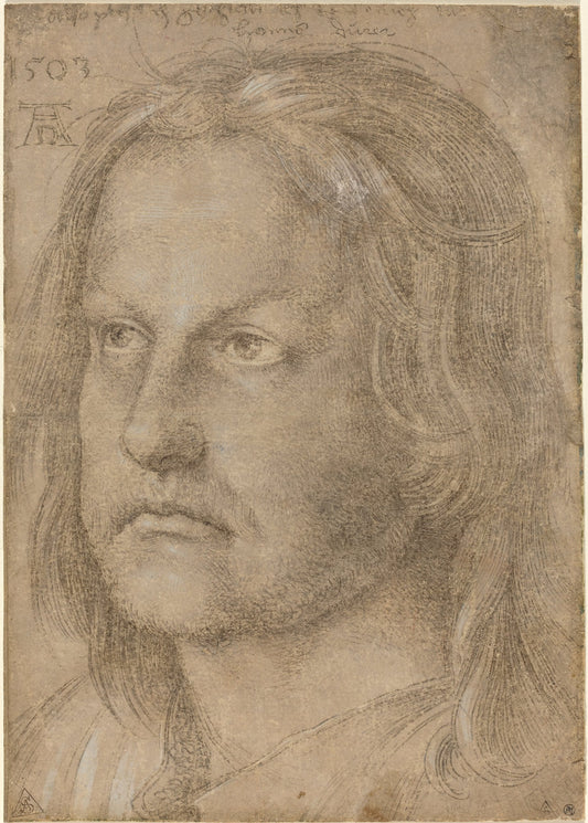 Hanns Dürer, Brother of Albrecht Dürer by Albrecht Dürer (German, 1471 - 1528), 16X12"(A3)Poster Print