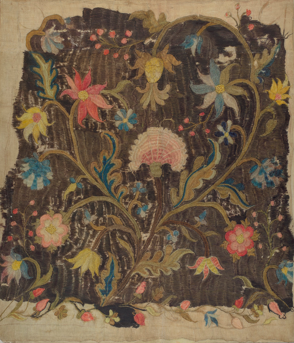 Crewel Embroidery for Chair Seat by Lawrence Peterson (American, active c. 1935), 16X12"(A3)Poster Print