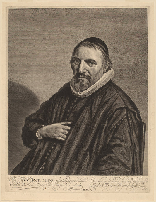 Theodorus Wikenburg by Jonas Suyderhoff (Dutch, c. 1613 - 1686), 16X12"(A3)Poster Print