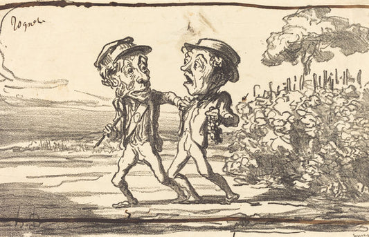 Un Criminel! by Honoré Daumier (French, 1808 - 1879), 16X12"(A3)Poster Print