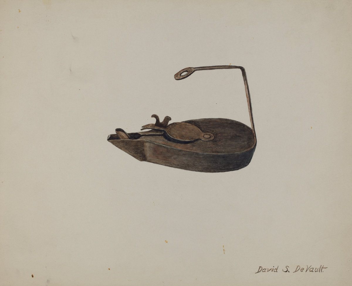 Betty Lamp by David S. De Vault (American, active c. 1935), 16X12"(A3)Poster Print