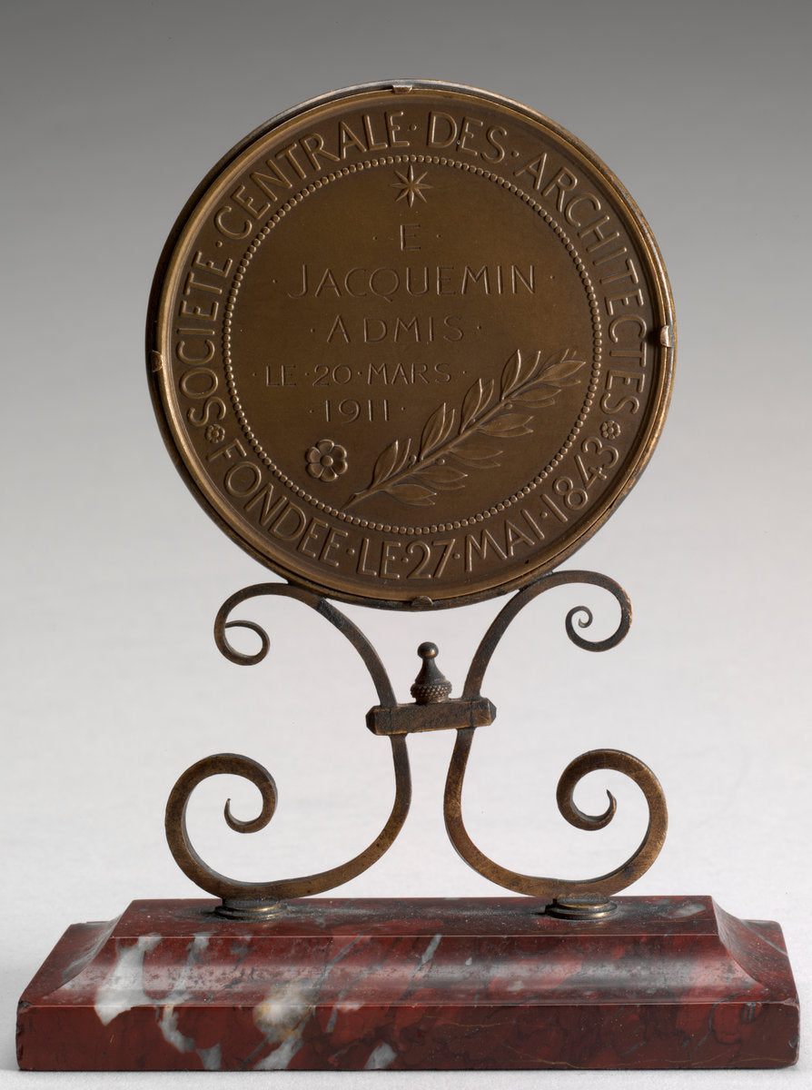 Inscription [reverse] by Eugène-André Oudiné (French, 1810 - 1889), 16X12"(A3)Poster Print