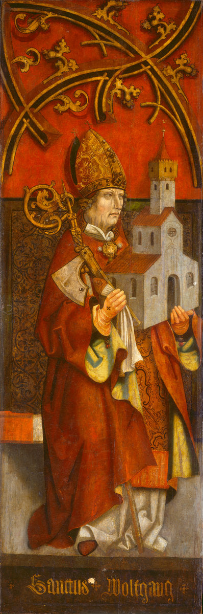 c. 1500/1525 by Tyrolean 16th Century (Saint Wolfgang), 16X12"(A3)Poster Print