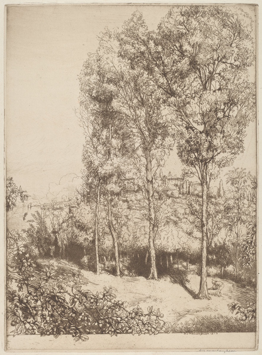 Sunlight and Shadows, No. 3 by Donald Shaw MacLaughlan (Canadian, 1876 - 1938), 16X12"(A3)Poster Print
