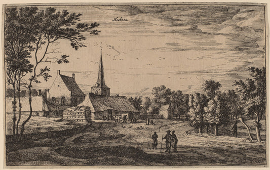 Hesbeen by Roelant Roghman (Dutch, 1627 - 1692), 16X12"(A3)Poster Print