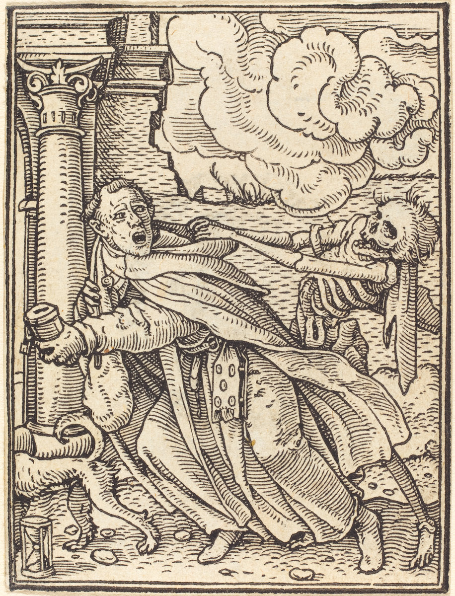 Mendicant Friar by Hans Holbein the Younger (German, 1497/1498 - 1543), 16X12"(A3)Poster Print