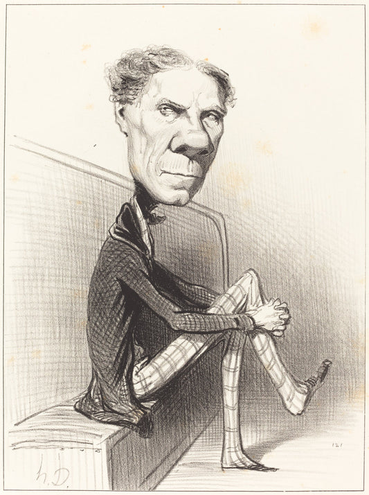 R.P.L. Ségur d'Aguesseau by Honoré Daumier (French, 1808 - 1879), 16X12"(A3)Poster Print