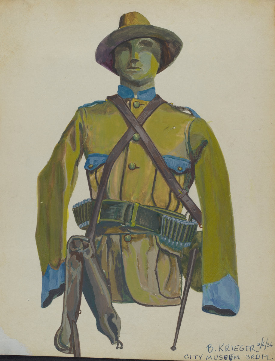 Uniform by Bernard Krieger (American, active c. 1935), 16X12"(A3)Poster Print