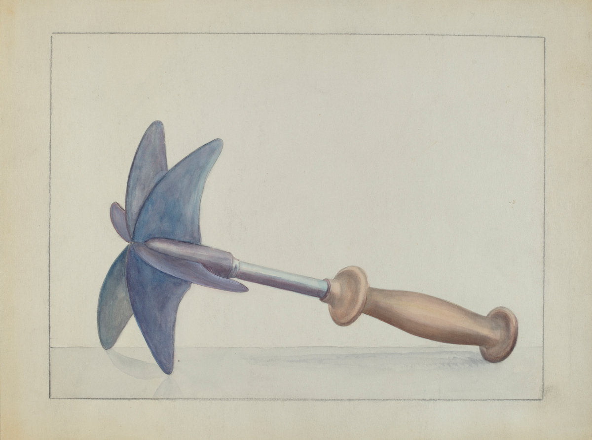 Chopping Knife by Hester Duany (American, 1891 - 1964), 16X12"(A3)Poster Print