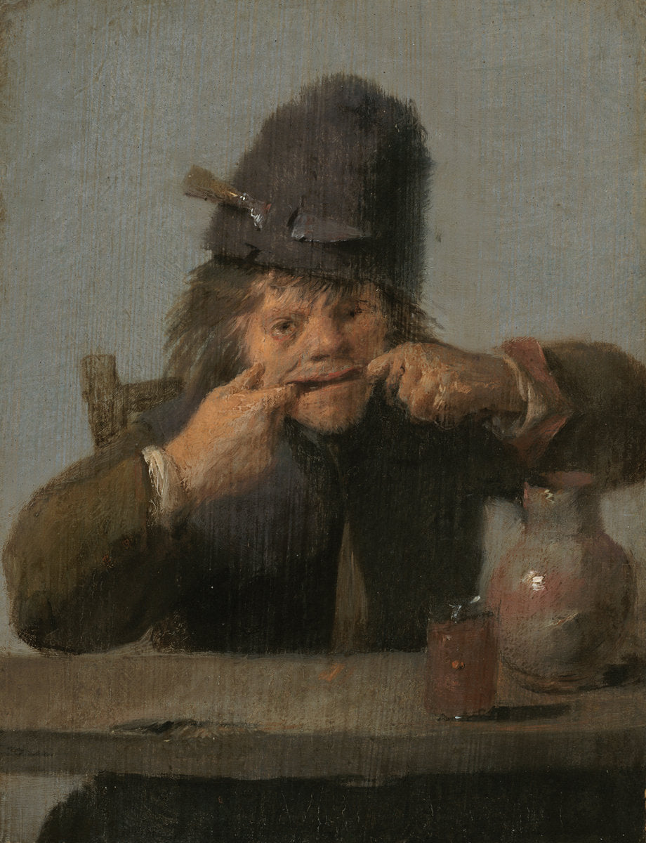 Youth Making a Face by Adriaen Brouwer (Flemish, 1605/1606 - 1638), 16X12"(A3)Poster Print