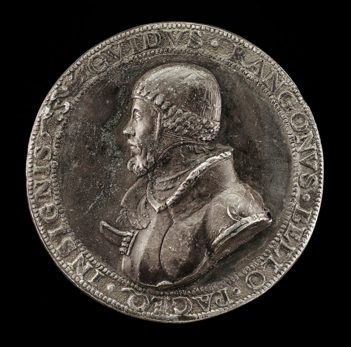 Guido Rangoni, 1485-1539, Lord of Spilimberto [obverse] by Antonio Vicentino (Italian, active second quarter 16th century), 16X12"(A3)Poster Print