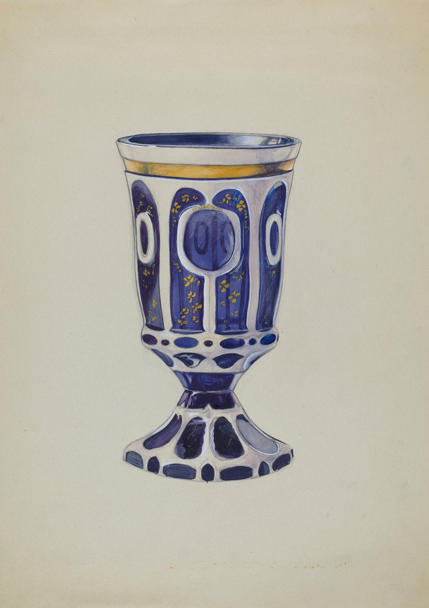 Vase by Ralph Atkinson (American, active c. 1935), 16X12"(A3)Poster Print