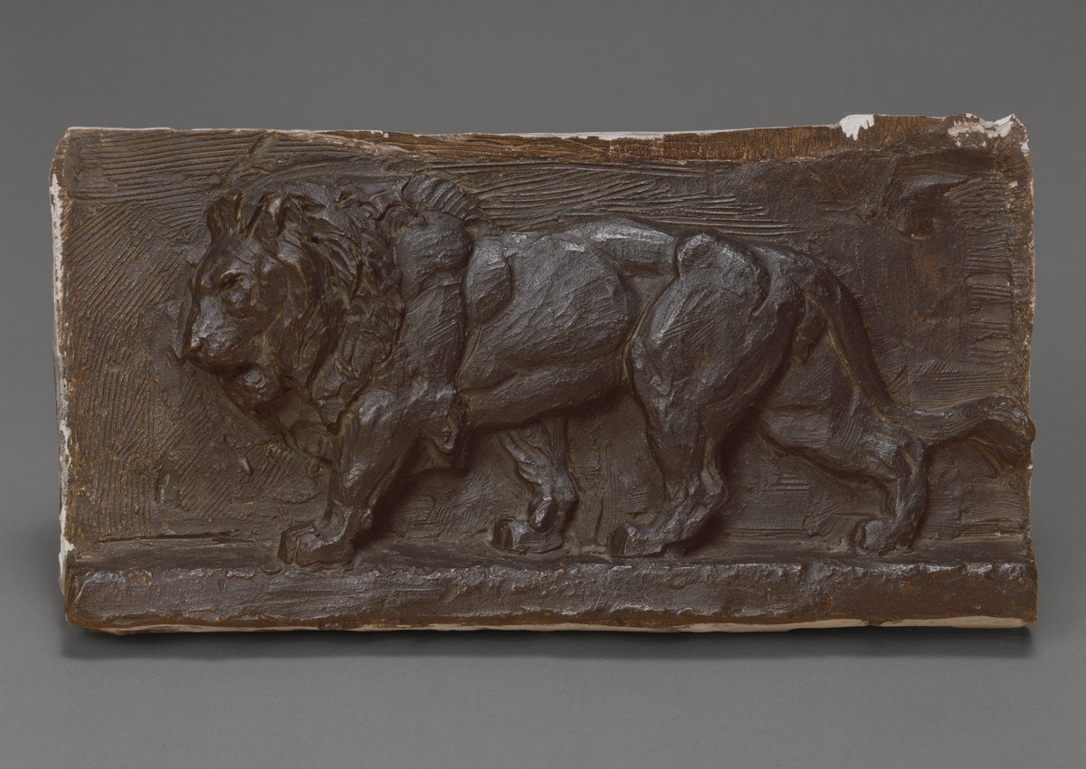Lion of the Colonne de Juillet by Antoine-Louis Barye (French, 1795 - 1875), 16X12"(A3)Poster Print