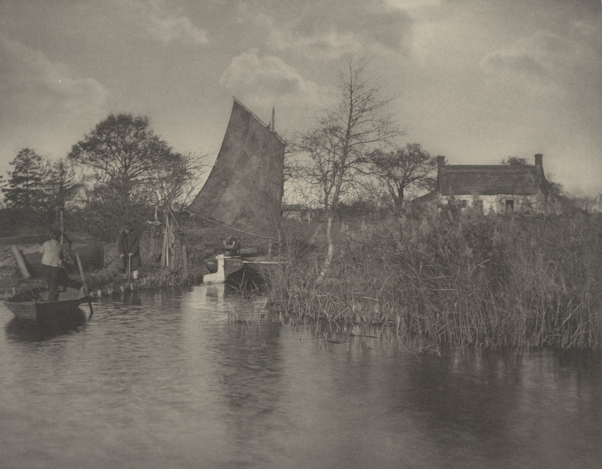 A Broadman's Cottage by Peter Henry Emerson and T.F. Goodall (British, born Cuba, 1856 - 1936), 16X12"(A3)Poster Print