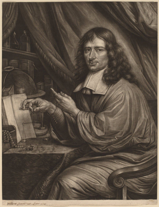 Cornelis Mayer by Bernard Vaillant (Flemish, 1632 - 1698), 16X12"(A3)Poster Print
