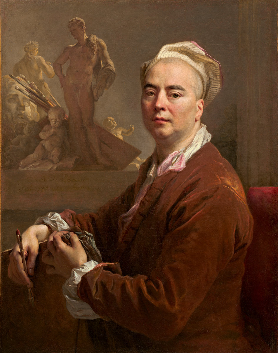 Self-Portrait by Nicolas de Largillierre (French, 1656 - 1746), 16X12"(A3)Poster Print