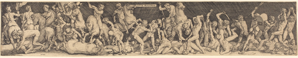 Titus Gracchus by Barthel Beham (German, 1502 - 1540), 16X12"(A3)Poster Print