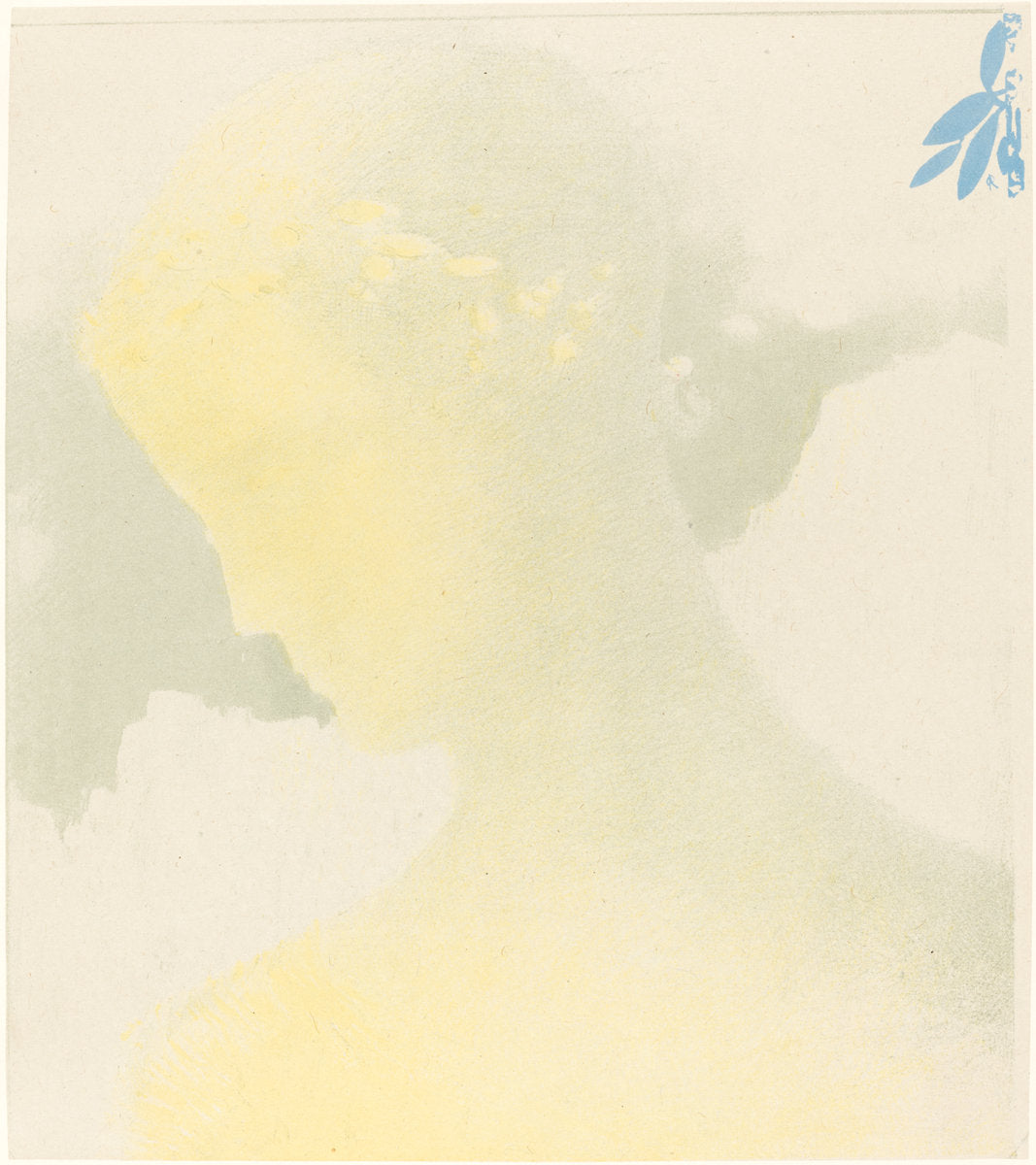 Béatrice by Odilon Redon (French, 1840 - 1916), 16X12"(A3)Poster Print