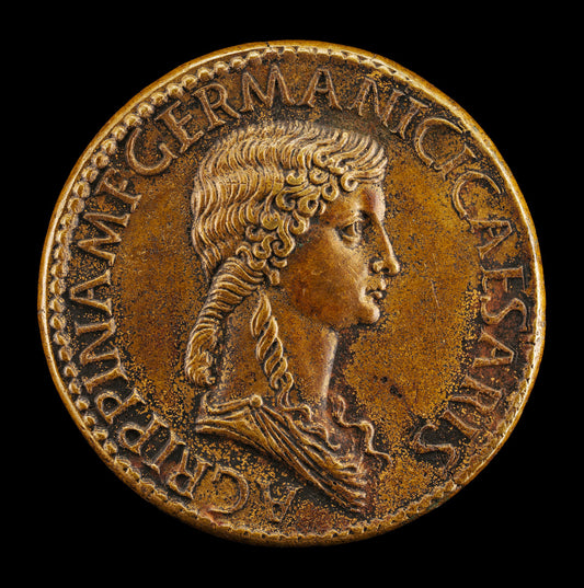 Agrippina Senior, 14 B.C.-A.D. 33, Daughter of Marcus Agrippa, Wife of Germanicus [obverse] by Giovanni da Cavino (Paduan, 1500 - 1570), 16X12"(A3)Poster Print