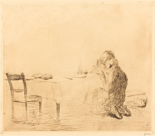 After the Vision (second plate) by Jean-Louis Forain (French, 1852 - 1931), 16X12"(A3)Poster Print