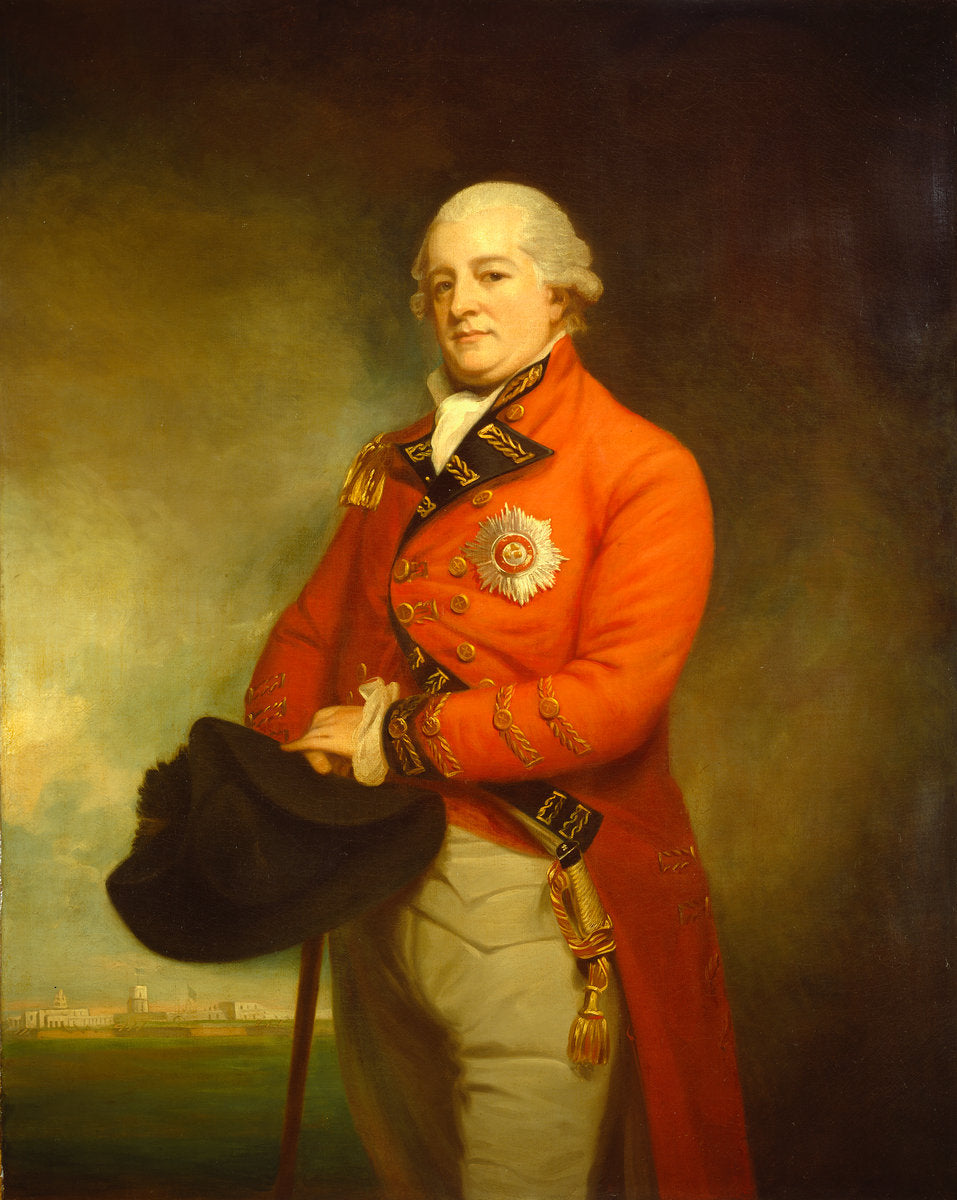 Major-General Sir Archibald Campbell by George Romney (British, 1734 - 1802), 16X12"(A3)Poster Print