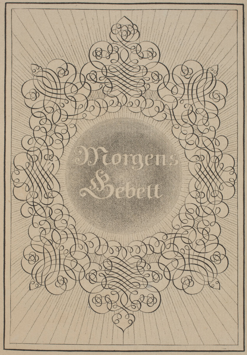Christlicher Seelen-Schatz Ausserlesener Gebetter by Maria Joseph Clement Kaukol (artist-engraver as well as editor/author) (German, active early 18th century), 16X12"(A3)Poster Print