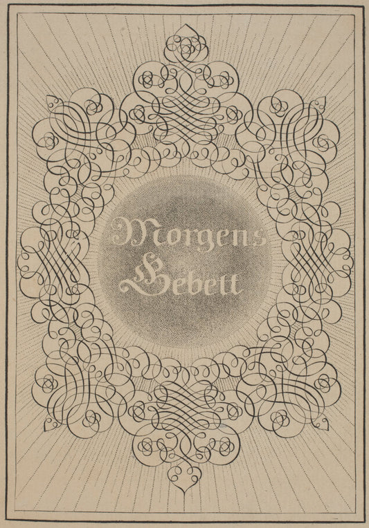 Christlicher Seelen-Schatz Ausserlesener Gebetter by Maria Joseph Clement Kaukol (artist-engraver as well as editor/author) (German, active early 18th century), 16X12"(A3)Poster Print