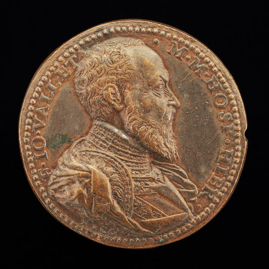Jean Parisot de la Vallette, Grand Master of Malta 1557-1568 [obverse] by Federigo Coc... (Italian, active 1566/1613), 16X12"(A3)Poster Print