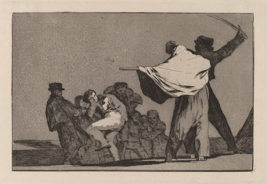 Disparate conocido (Well-Known Folly) by Francisco de Goya (Spanish, 1746 - 1828), 16X12"(A3)Poster Print