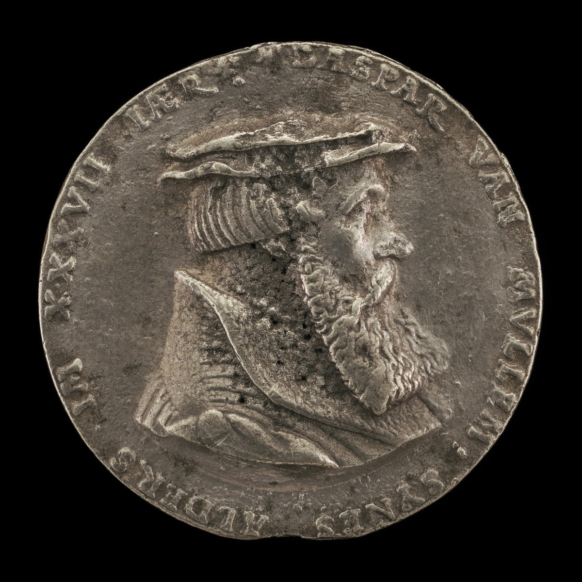 Caspar von Mulheim, 1506-1570/1571, Counselor of Cologne [obverse] by Friedrich Hagenauer (German, active c. 1525 - 1546), 16X12"(A3)Poster Print