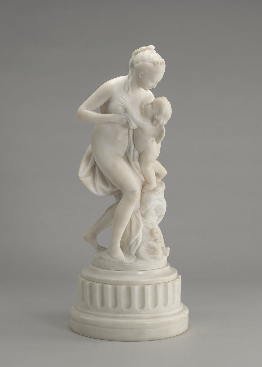 Venus and Cupid by after Etienne-Maurice Falconet (French, 1716 - 1791), 16X12"(A3)Poster Print