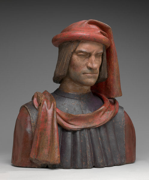 1478/1521 by Florentine 15th or 16th Century, probably after a model by Andrea del Verrocchio and Orsino Benintendi (Lorenzo de' Medici), 16X12"(A3)Poster Print
