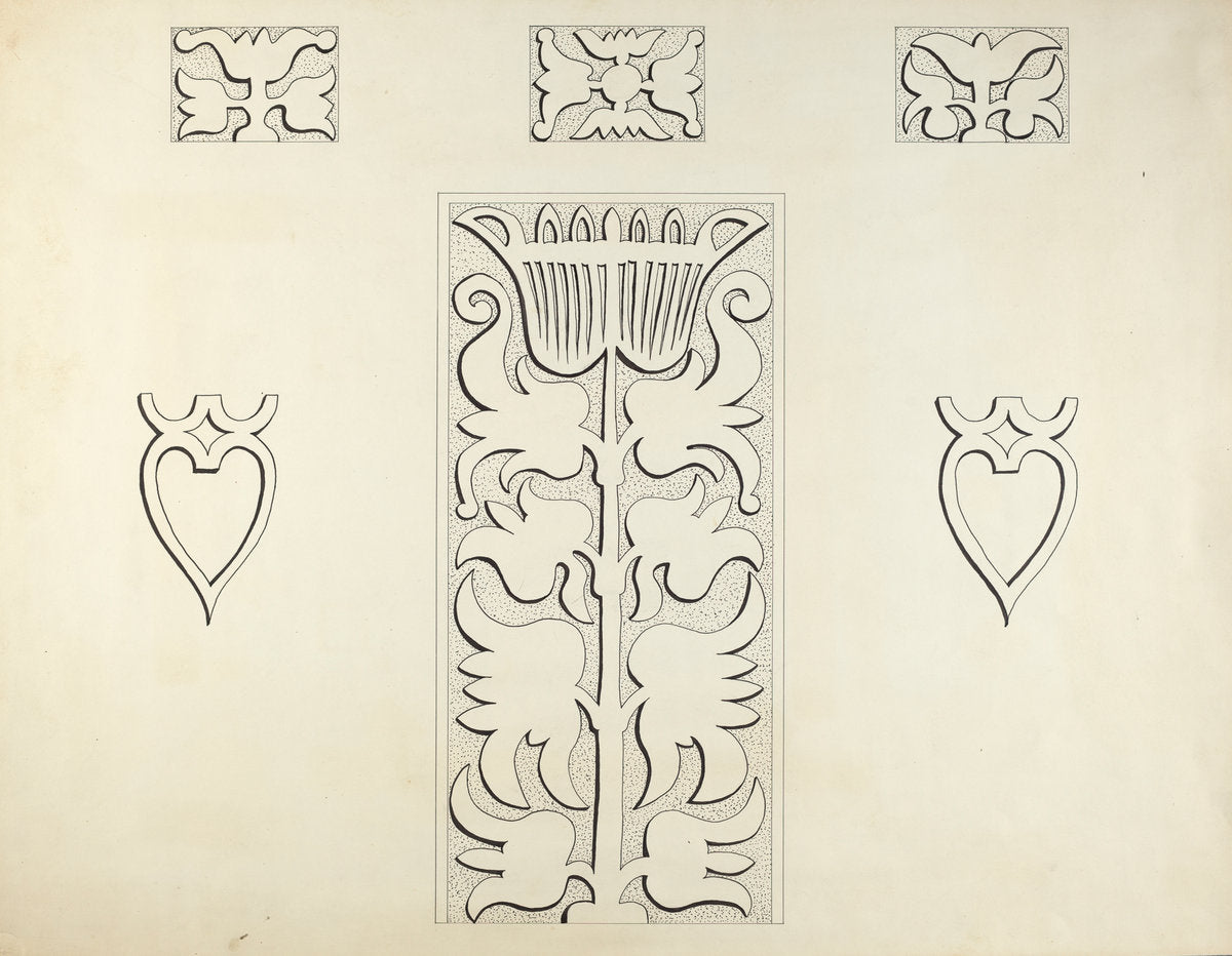 Hartford Cupboard (Detail) by Martin Partyka (American, active c. 1935), 16X12"(A3)Poster Print