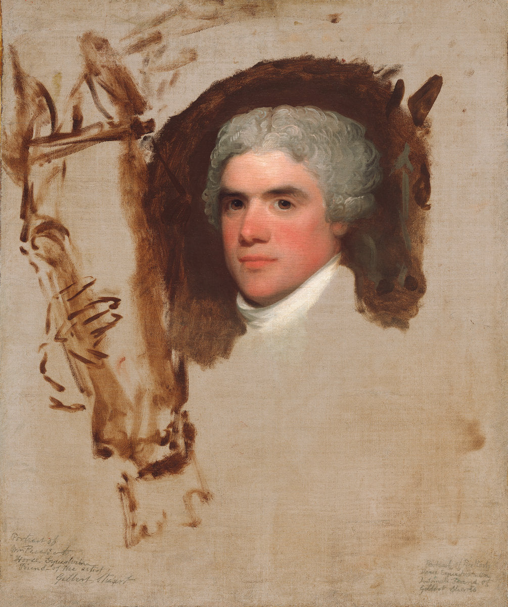 John Bill Ricketts by Gilbert Stuart (American, 1755 - 1828), 16X12"(A3)Poster Print