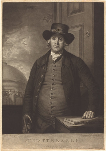Richard Tattersall by John Jones after Thomas Beach (British, c. 1747 - 1797), 16X12"(A3)Poster Print