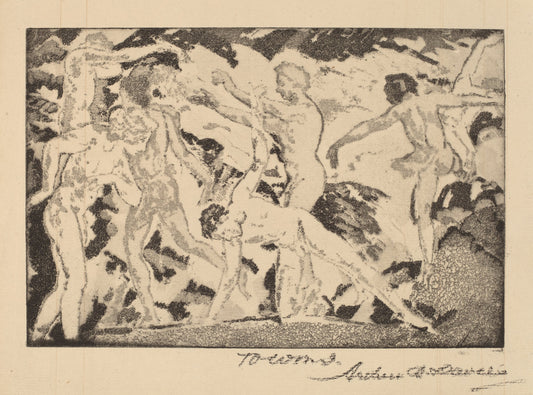 By the Caliban by Arthur B. Davies (American, 1862 - 1928), 16X12"(A3)Poster Print