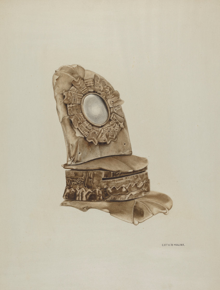 Turtle Shell Bureau by Esther Molina (American, 1895 - 1988), 16X12"(A3)Poster Print