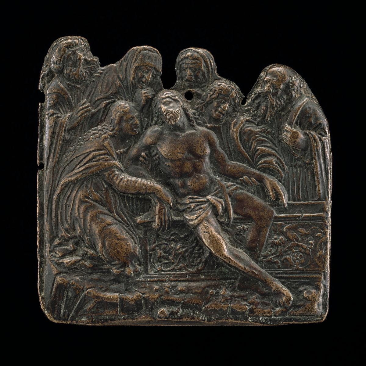 The Entombment by Moderno (Italian, 1467 - 1528), 16X12"(A3)Poster Print