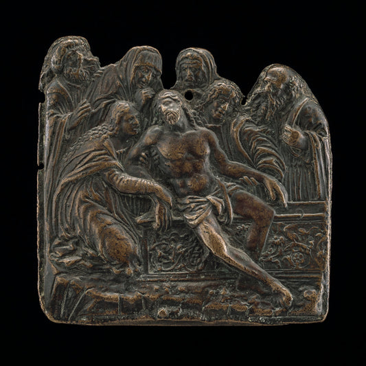 The Entombment by Moderno (Italian, 1467 - 1528), 16X12"(A3)Poster Print