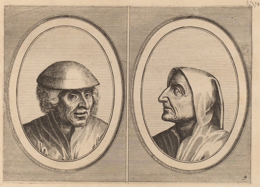 Kees Geldt-sack and "Kaarighe Truy" by Johannes and Lucas van Doetechum after Pieter Bruegel the Elder (Dutch, active 1554/1572; died before 1589), 16X12"(A3)Poster Print