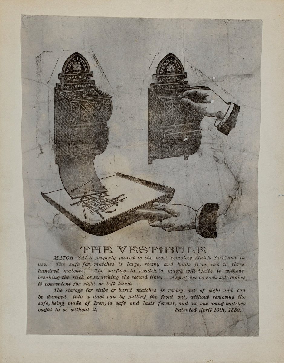 Match Safe "Vestibule" by Julius Bellamy (American, active c. 1935), 16X12"(A3)Poster Print
