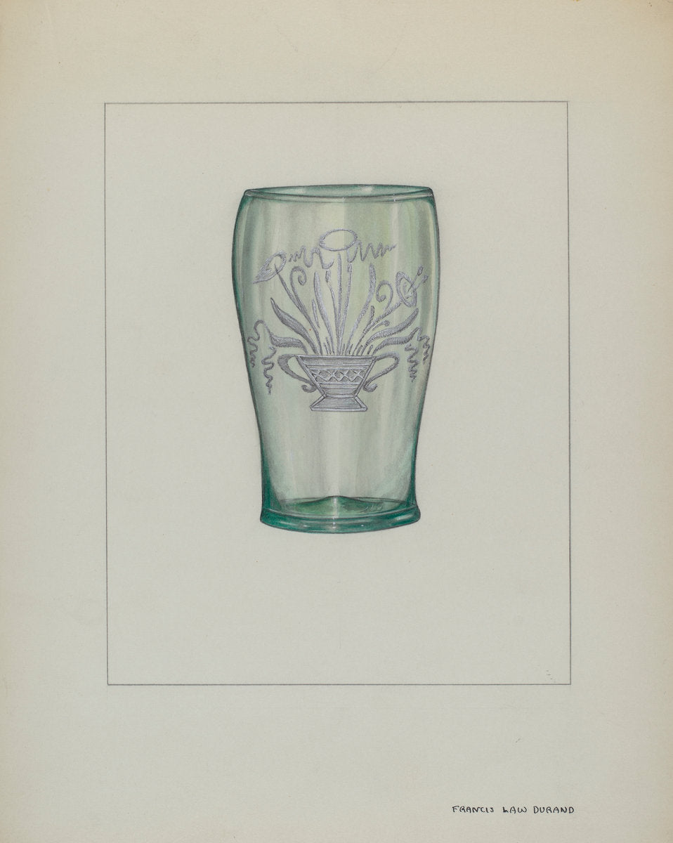 Flip Glass by Francis Law Durand (American, active c. 1935), 16X12"(A3)Poster Print