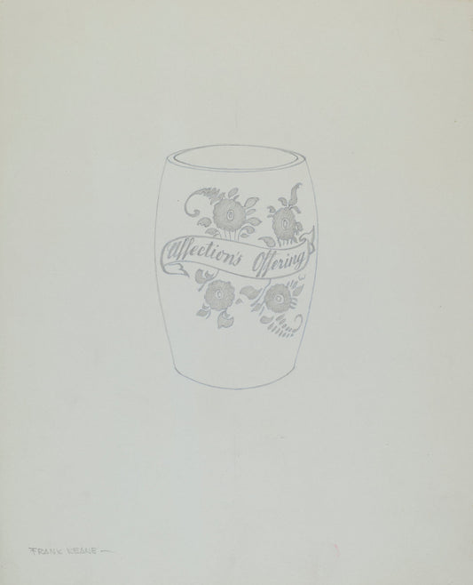 American "Bohemian" Glass Mug by Frank M. Keane (American, active c. 1935), 16X12"(A3)Poster Print