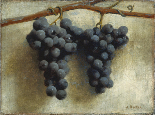 Grapes by Joseph Decker (American, 1853 - 1924), 16X12"(A3)Poster Print