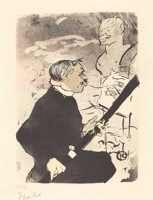For You (Pour toi!...) by Henri de Toulouse-Lautrec (French, 1864 - 1901), 16X12"(A3)Poster Print