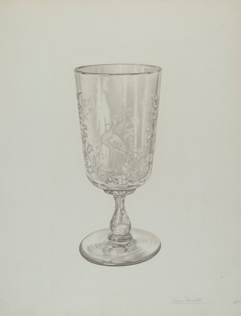 Celery Vase by Palmyra Pimentel (American, active c. 1935), 16X12"(A3)Poster Print